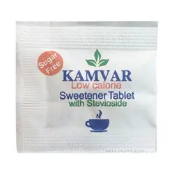 قرص شیرین کننده ساشه ای سوکرالوز و آسه سولفام کامور | فروشگاه اینترنتی اینجا سالم