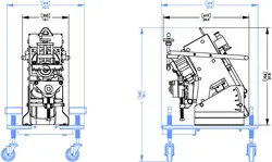 دستگاه پخ زنی و زاویه دار سازی لبه ورق های فلزی گولکو مدل Gullco KBM-18-100