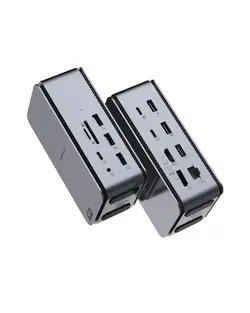 هاب دیتا 15 پورت پاورولوژی Powerology 15 in 1 Dual Dock Station - ایران پاورولوژی