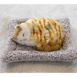 عروسک گربه خوابیده موزیکال سایز 2