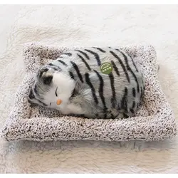 عروسک گربه خوابیده موزیکال سایز 2