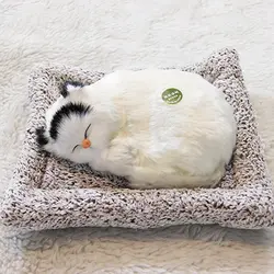 عروسک گربه خوابیده موزیکال سایز 2