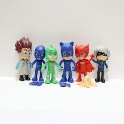 فیگور شخصیت شب نقاب pj masks مجموعه 6 عددی - عروسک پولیشی | فروش اسباب بازی