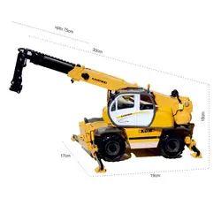 ماکت ماشین راهسازی جرثقیل بالابر چندمنظوره 1:50