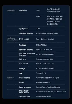 دوربین لوپ 4K مگا آیدی مدل MEGA-IDEA CX60