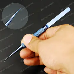 پنس سر کج آبی تیتانیوم - فروشگاه آی آر تی سی آی شاپ با کیفیت عالی