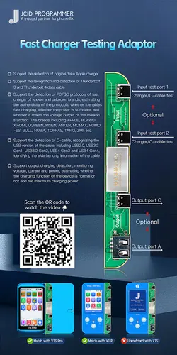 ماژول تست فست شارژ جی سی برای V1SE/V1S Pro