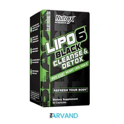 چربی سوز لیپوسیکس 6 بلک ناترکس 60 عددی - فروشگاه اینترنتی آی تی اروند