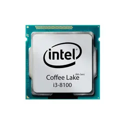 پردازنده مرکزی اینتل سری Coffee Lake مدل intel Core i3-8100
