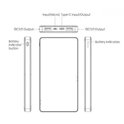 خرید و قیمت پاور بانک ۱۰۰۰۰ فست شارژ وریتی VERITY V-PH97MB مشکی (گارانتی ۱۲ ماهه) | (تخفبف ویژه + ارسال) | جانبی کالا