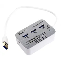 هاب 3 پورت USB 3.0 وریتی مدل H-408