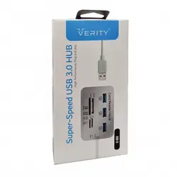 هاب 3 پورت USB 3.0 وریتی مدل H-408
