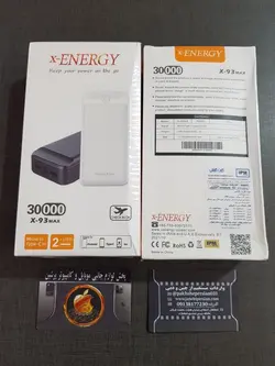 پاوربانک X-ENERGY X-93 MAX ظرفیت 30000mah