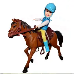 اسباب بازی عروسک دختر اسب سوار - اسباب بازی جاپاتوی