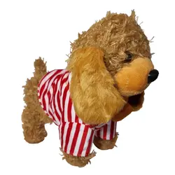 عروسک سگ قلاده دار