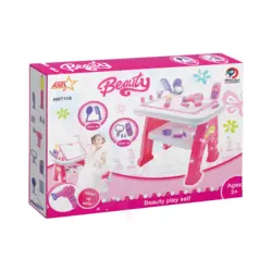 اسباب بازی میز آرایشی دخترانه با صندلی - اسباب بازی جاپاتوی