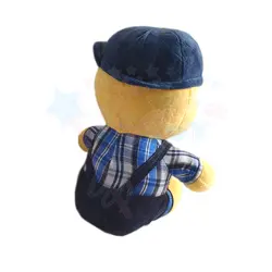 عروسک خرس پو کارتونی لباس دار 25 سانتی