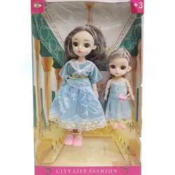 عروسک چشم تیله ای دو تایی zr-079w - اسباب بازی جاپاتوی