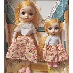 عروسک چشم تیله ای دو تایی zr-079w - اسباب بازی جاپاتوی