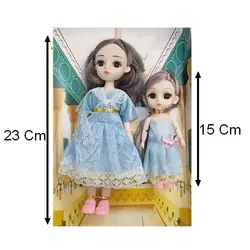 عروسک چشم تیله ای دو تایی zr-079w - اسباب بازی جاپاتوی