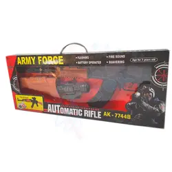 تفنگ اسباب بازی مدل کلاشینکف باطری خور بزرگ