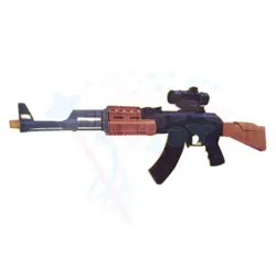 تفنگ اسباب بازی مدل کلاشینکف باطری خور بزرگ