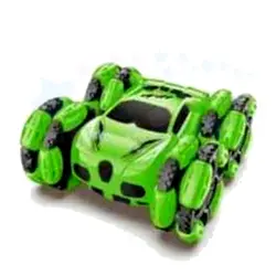 ماشین کنترلی چرخ کپسولی مهاجم قرمز سبز RC car Stunt Car CQ-508 - اسباب بازی جاپاتوی