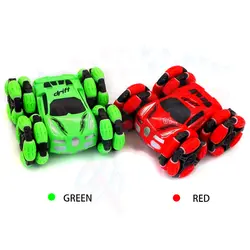 ماشین کنترلی چرخ کپسولی مهاجم قرمز سبز RC car Stunt Car CQ-508 - اسباب بازی جاپاتوی