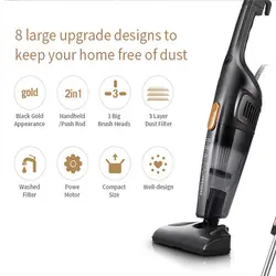 جارو برقی شیائومی Xiaomi Deerma DX115C Handheld Vacuum Cleaner توان 600 وات ارسال 2ساعته درشهرتهران از9 صبح  تا10شب