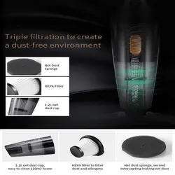 جارو برقی شیائومی Xiaomi Deerma DX115C Handheld Vacuum Cleaner توان 600 وات ارسال 2ساعته درشهرتهران از9 صبح  تا10شب