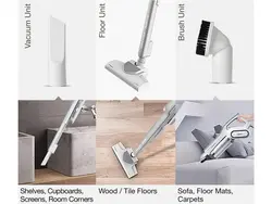 جارو برقی شیائومی Xiaomi Deerma DX700 / DX700s 2 in 1 Vertical Handheld Vacuum Cleaner توان 600 وات