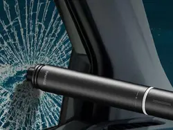 چکش اضطراری بیسوس Baseus Sharp Tool Safety Hammer CRSFH-0G دارای کاتر کمربند