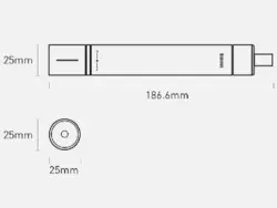چکش اضطراری بیسوس Baseus Sharp Tool Safety Hammer CRSFH-0G دارای کاتر کمربند