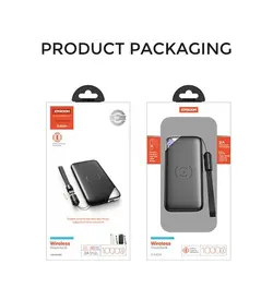 پاوربانک وایرلس 10000 جویروم Joyroom D-M224 Wise Series Wireless Power Bank 2A توان 2 آمپر