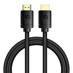 کابل HDMI بیسوس Baseus High Definition Series HDMI 8K to HDMI Cable WKGQ000201 طول 3 متر