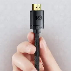 کابل HDMI بیسوس Baseus High Definition Series HDMI 8K to HDMI Cable WKGQ000201 طول 3 متر