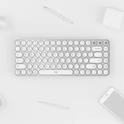 قیمت و خرید ⚡️کیبورد دو حالته شیائومی Xiaomi MIIIW Keyboard Air 85 Dual Mode MWXKT01 اتصال بلوتوث و دانگل وایرلس