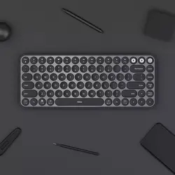 قیمت و خرید ⚡️کیبورد دو حالته شیائومی Xiaomi MIIIW Keyboard Air 85 Dual Mode MWXKT01 اتصال بلوتوث و دانگل وایرلس