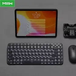 قیمت و خرید ⚡️کیبورد دو حالته شیائومی Xiaomi MIIIW Keyboard Air 85 Dual Mode MWXKT01 اتصال بلوتوث و دانگل وایرلس