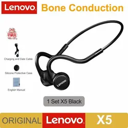 هندزفری بلوتوث القایی لنوو Lenovo Thinkplus X5 Bone Conduction Headphone IPX8