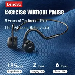 هندزفری بلوتوث القایی لنوو Lenovo Thinkplus X5 Bone Conduction Headphone IPX8