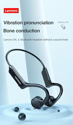 هندزفری بلوتوث القایی لنوو Lenovo X4 Bone Conduction IP56