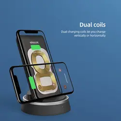 پاوربانک وایرلس و داک شارژ نیلکین Nillkin PowerMount NKA08 PD Wireless Power Bank Dock توان 10 وات