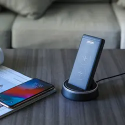 پاوربانک وایرلس و داک شارژ نیلکین Nillkin PowerMount NKA08 PD Wireless Power Bank Dock توان 10 وات