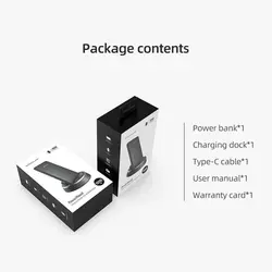 پاوربانک وایرلس و داک شارژ نیلکین Nillkin PowerMount NKA08 PD Wireless Power Bank Dock توان 10 وات