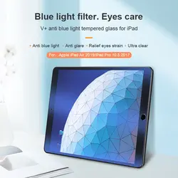 محافظ صفحه شیشه ای نیلکین Apple iPad Air 2019 / iPad Pro 10.5 2017 Nillkin V+ Anti Blue Light Glass