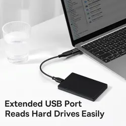 تبدیل OTG تایپ سی به USB 3.1 بیسوس Baseus Ingenuity Mini OTG Adaptor Type C to USB-A 3.1 ZJJQ000001