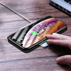 شارژر وایرلس مینی بیسوس Baseus Card Ultra-thin Wireless Charger WX01B-01 توان 15 وات