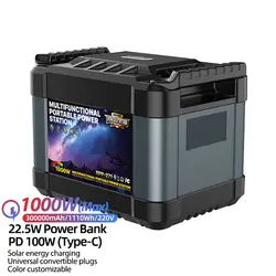 پاوربانک 300000 ریمکس Remax RPP-271 300000mAh 1000W Power Station QC3.0 PD 60W توان 1000 وات