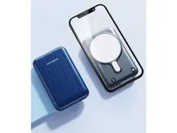پاوربانک وایرلس 10000 راک اسپیس Rock Space T113 Magnetic Wireless Charger PD Power Bank توان 15 وات